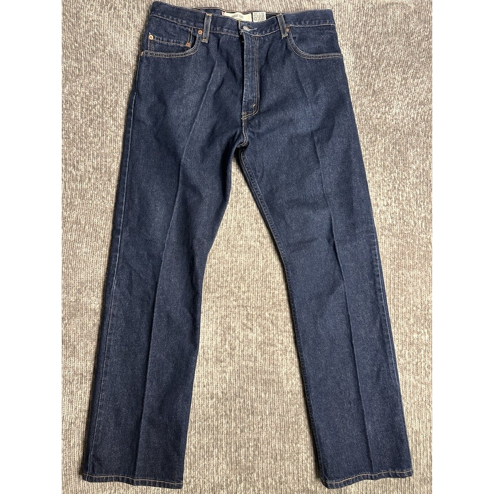 Levis 517 Jeans Mens 36x32 Blue Boot Cut Denim Pants Classic Western 100% Cotton